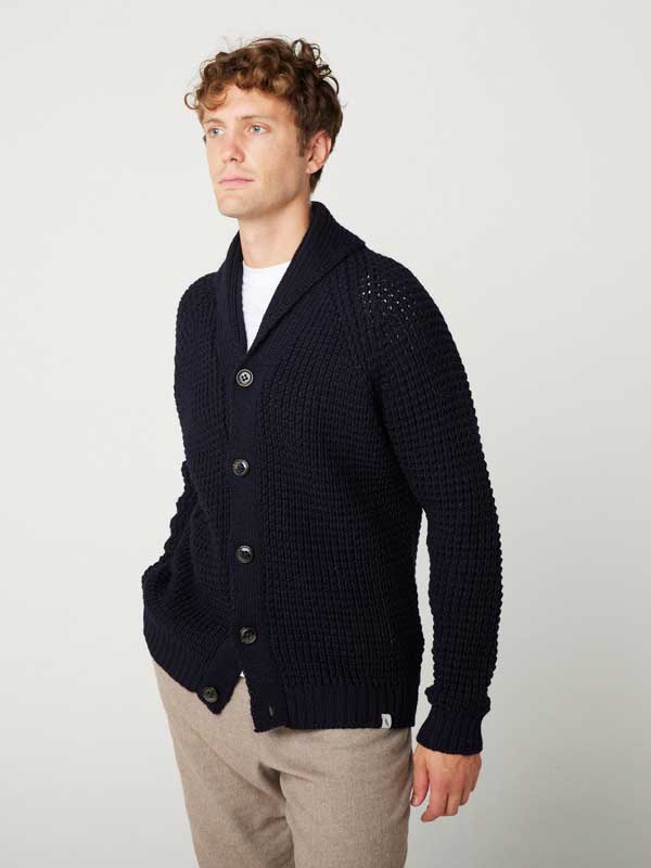 Peregrine,Waffle Shawl Cardigan