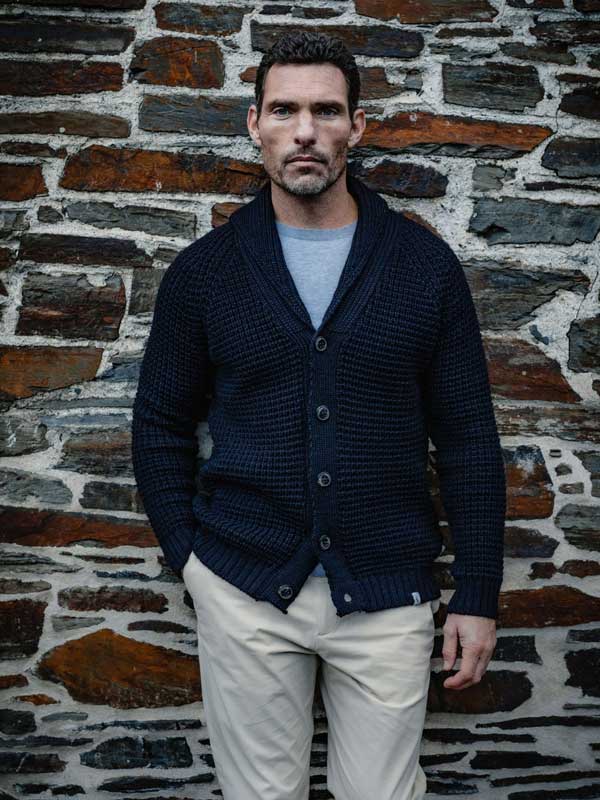 Peregrine,Waffle Shawl Cardigan