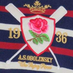 Retro England Rugby Shirt Flying Prince