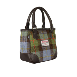 Bucktrout York Handbag Green/Blue Check