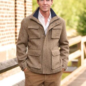 Harris Tweed Field Coat “Stanford” für Herren