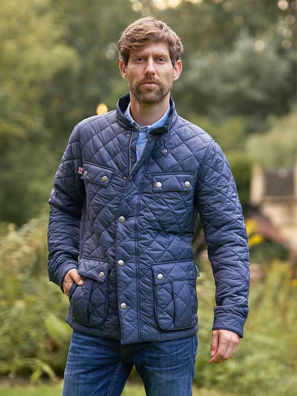 Wellington  – sportlich leichte Steppjacke in grün