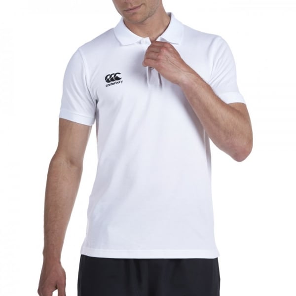 CANTERBURY, MENS WAIMAK POLO SHIRT WIT