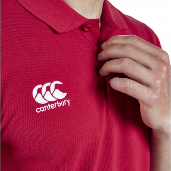 CANTERBURY, MENS WAIMAK POLO SHIRT ROOD