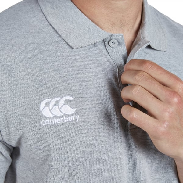 CANTERBURY, MENS WAIMAK POLO SHIRT GRIJS
