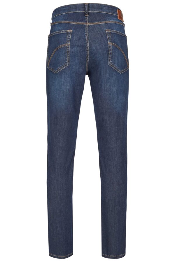 Jeans 5 Pocket High Stretch Mittelblau