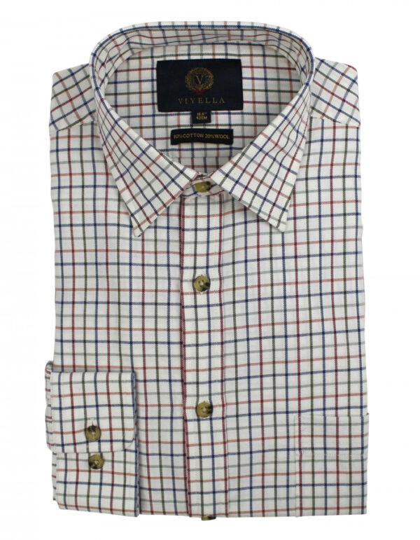Flannel Shirt Viyella Tattersal