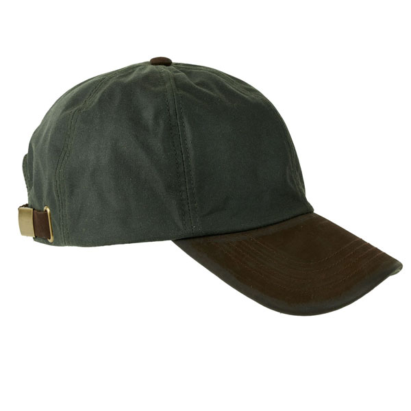 Wax Baseball Cap Olive